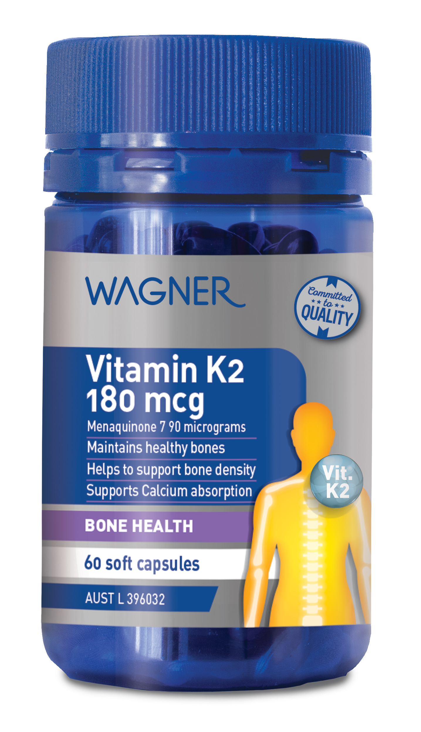 A-W Vitamin K2 180mcg 60Caps