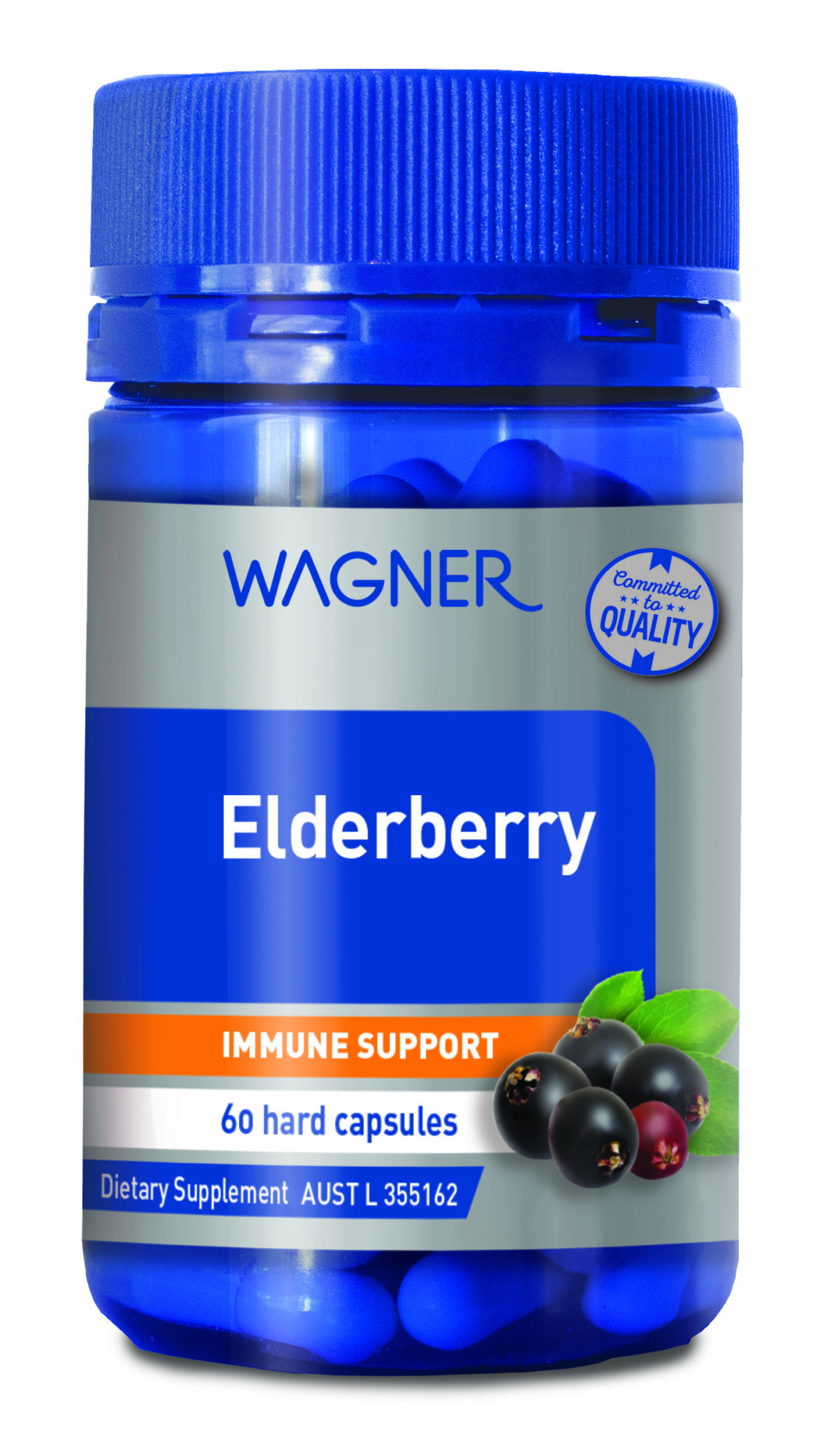 Elderberry 60 Capsules Wagner Health