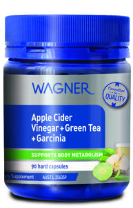A-W Apple Cider Vinegar + Green Tea + Garcinia 90Caps