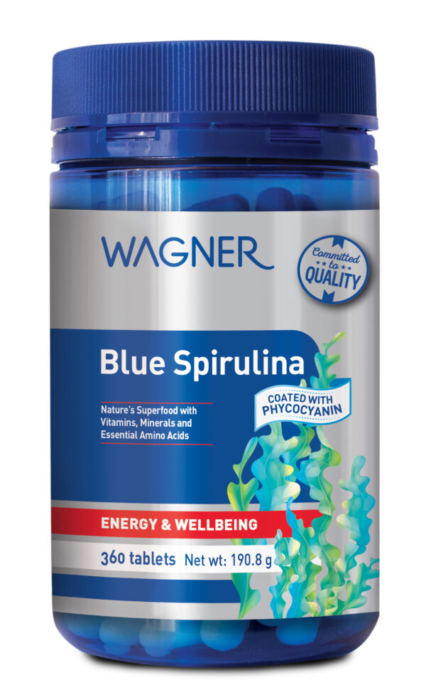 Wagner Blue Spirulina 500mg 360 Capsules Wagner Health